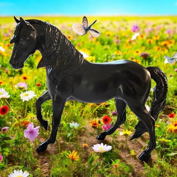 Breyer Other - Breyer Reeves Paddock Pals Black Stallion Arabian Horse Figurine